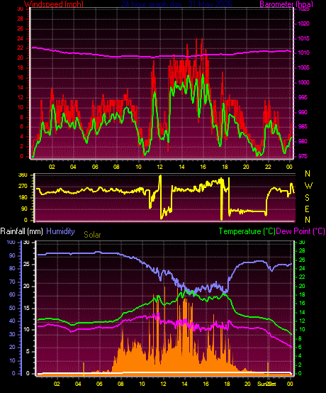 24 Hour Graph for Day 31